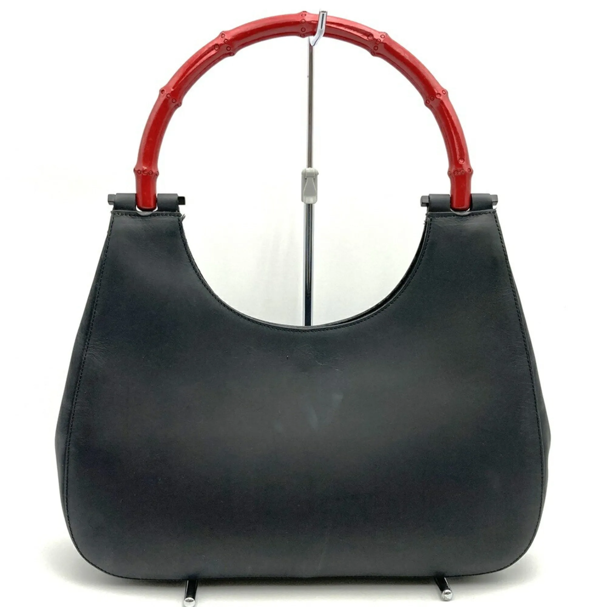 Gucci  Color Leather Bamboo Shoulder Bag (Pre-Owned)