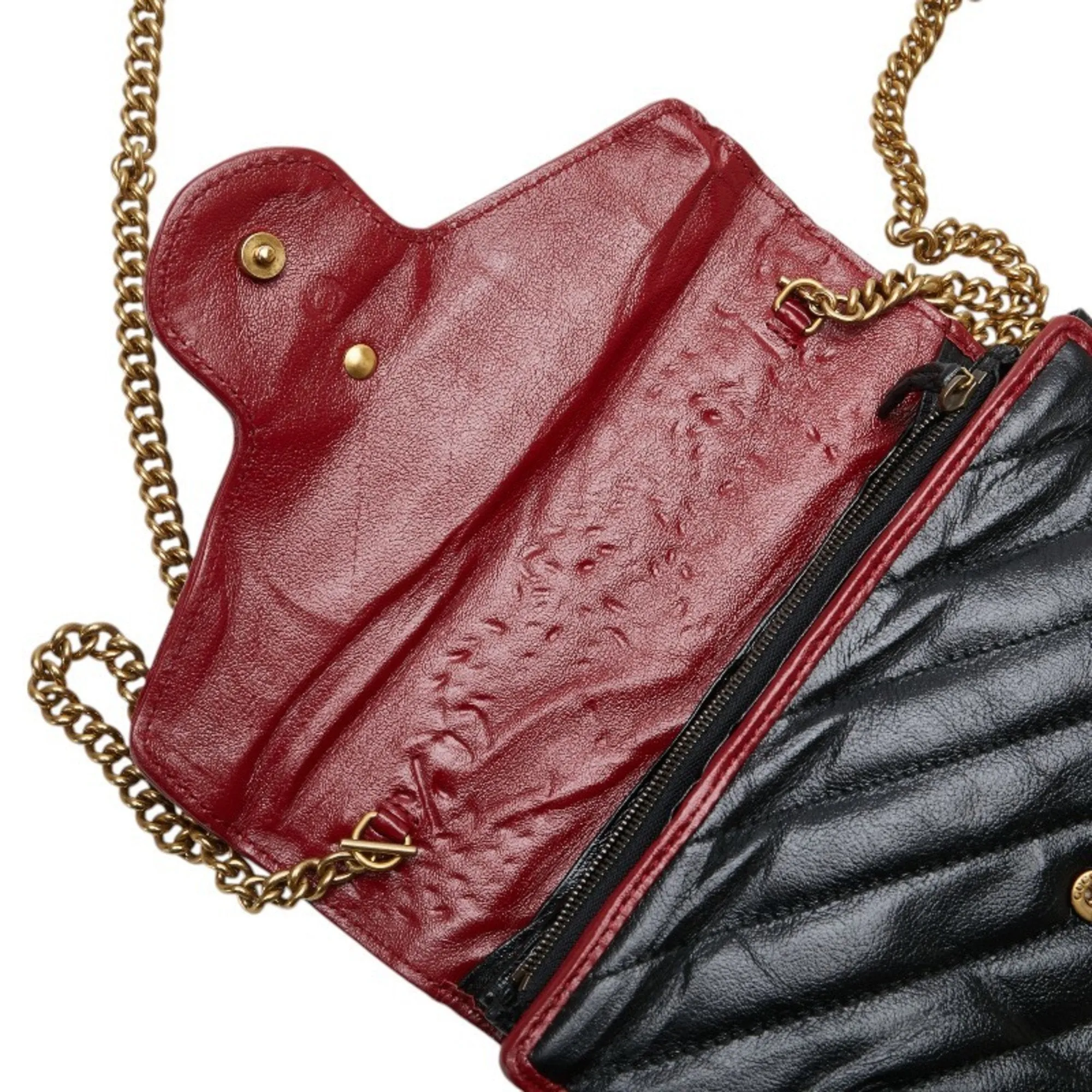 Gucci  Color Leather Shoulder Bag (Pre-Owned)