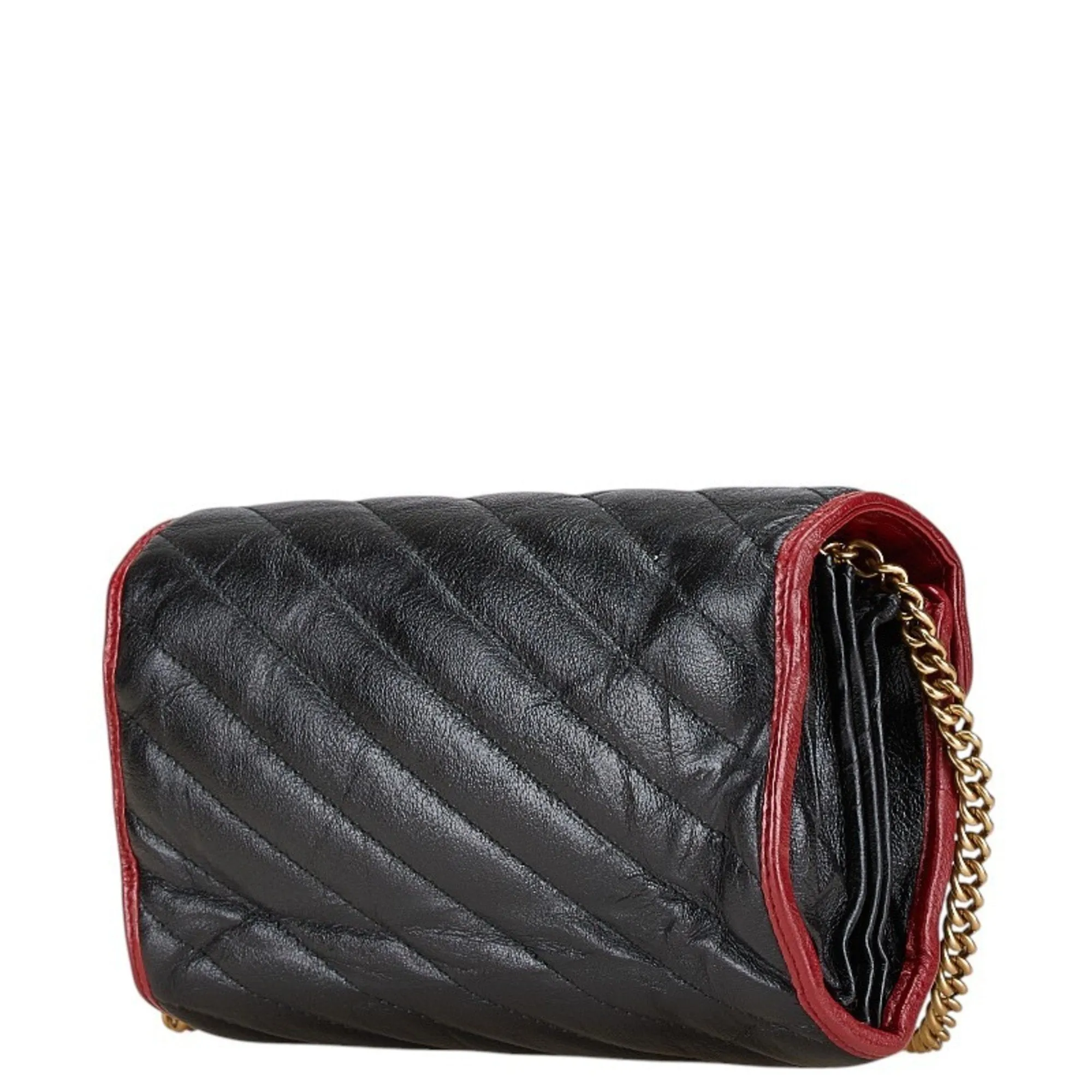 Gucci  Color Leather Shoulder Bag (Pre-Owned)