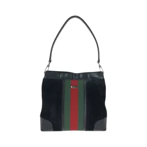 Gucci  Color Suede Leather Shoulder Bag (Pre-Owned)