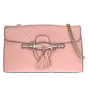 Gucci Emily Leather Shoulder Bag (Pre-Owned)