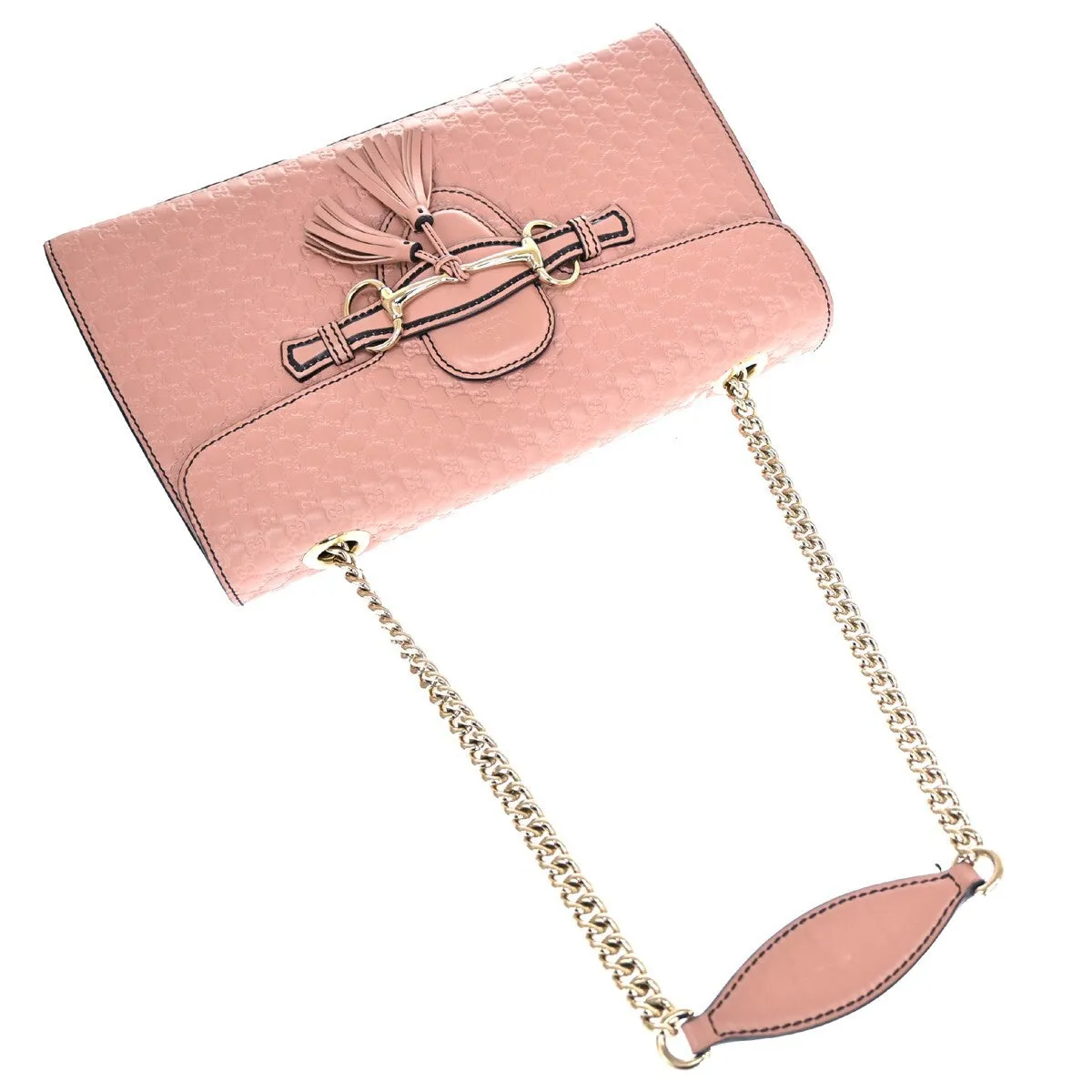 Gucci Emily Leather Shoulder Bag (Pre-Owned)