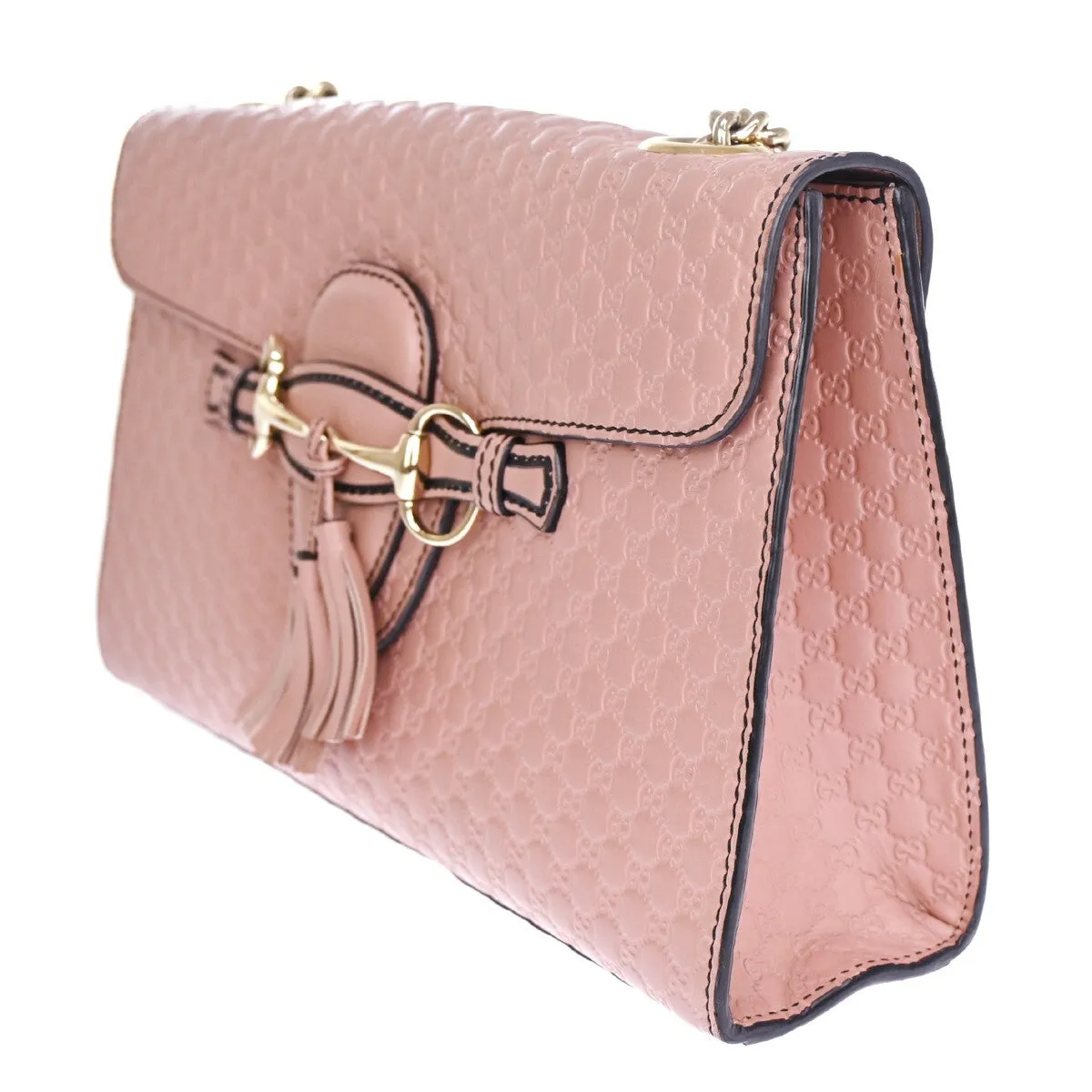 Gucci Emily Leather Shoulder Bag (Pre-Owned)
