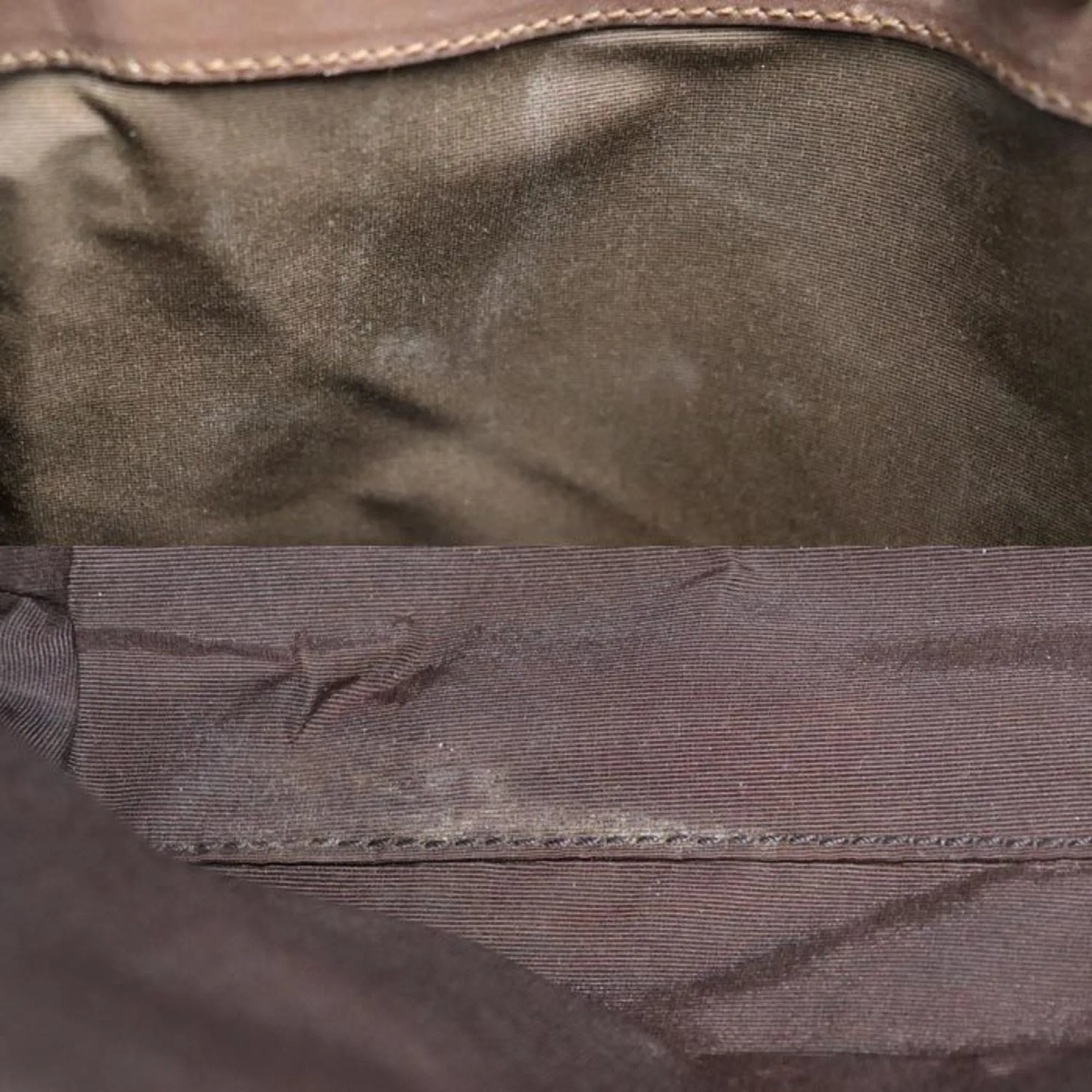 Gucci Gg Canvas Gg Canvas Leather Shoulder Bag (Pre-Owned)