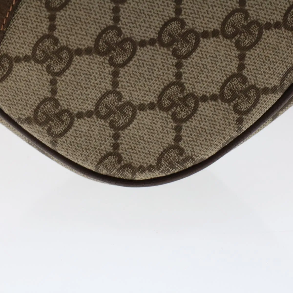 GUCCI GG Canvas Web Sherry Line Shoulder Bag Beige 0011936177  ar9950