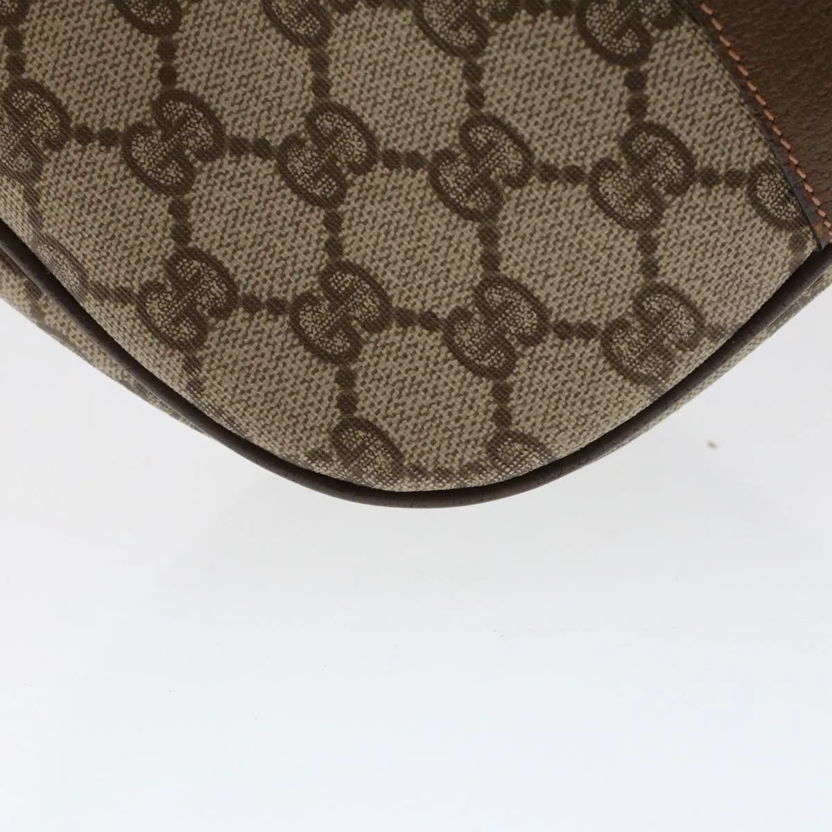 GUCCI GG Canvas Web Sherry Line Shoulder Bag Beige 0011936177  ar9950