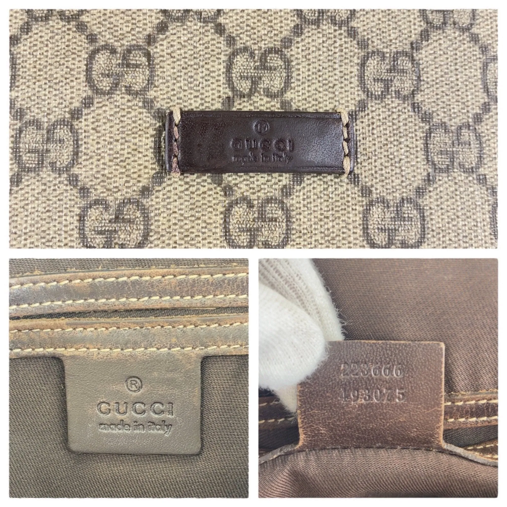 Gucci  Gg Supreme Shoulder Bag (Pre-Owned)