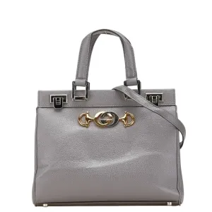 Gucci Leather Handbag Shoulder Bag (Pre-Owned)
