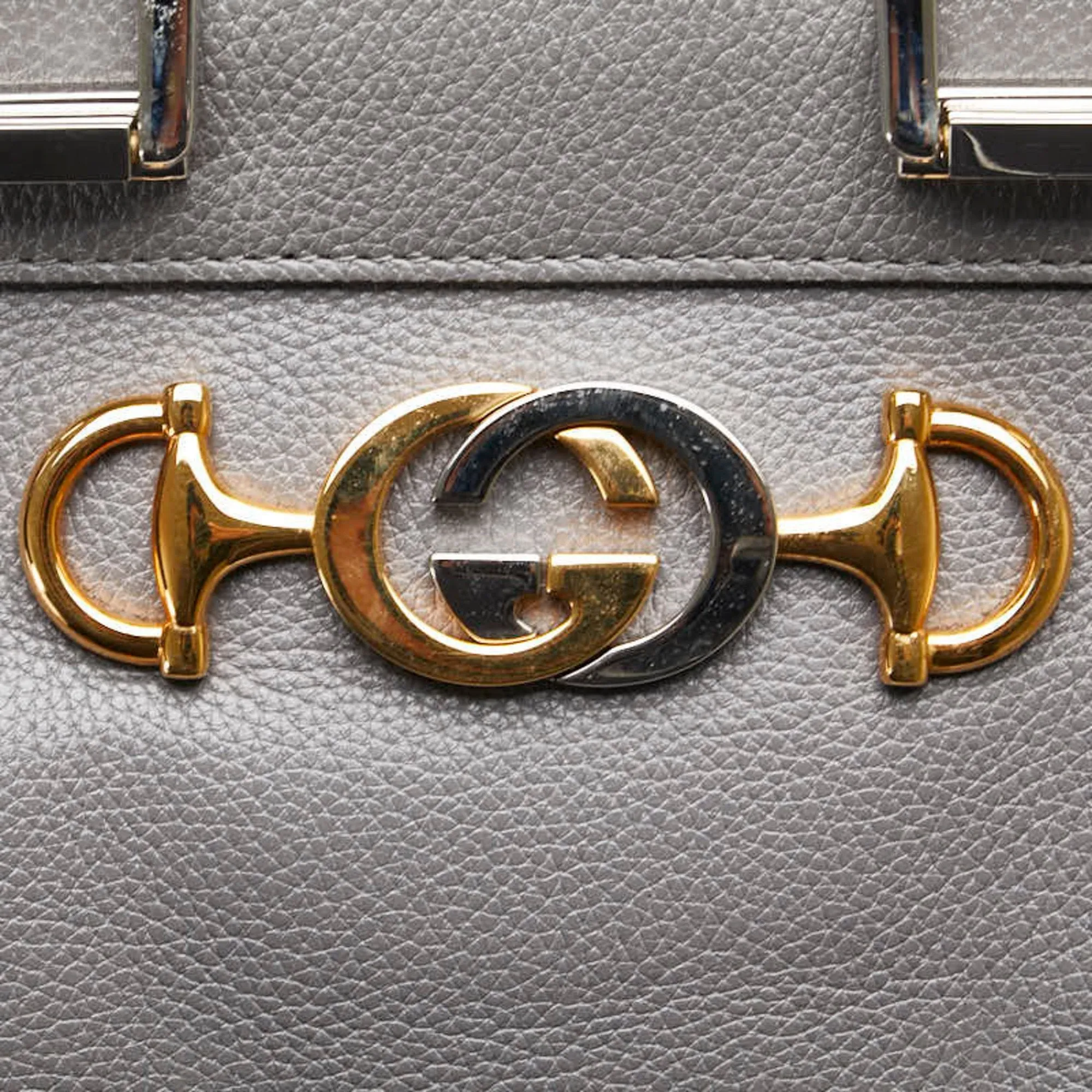 Gucci Leather Handbag Shoulder Bag (Pre-Owned)