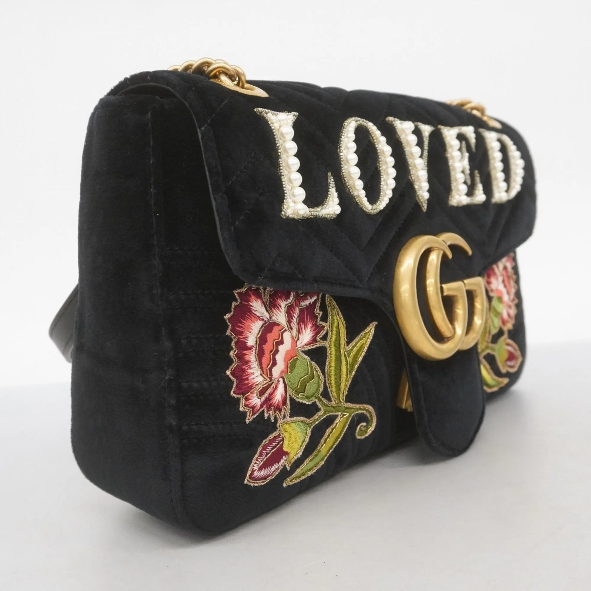 Gucci Leather Shoulder Bag (Pre-Owned)