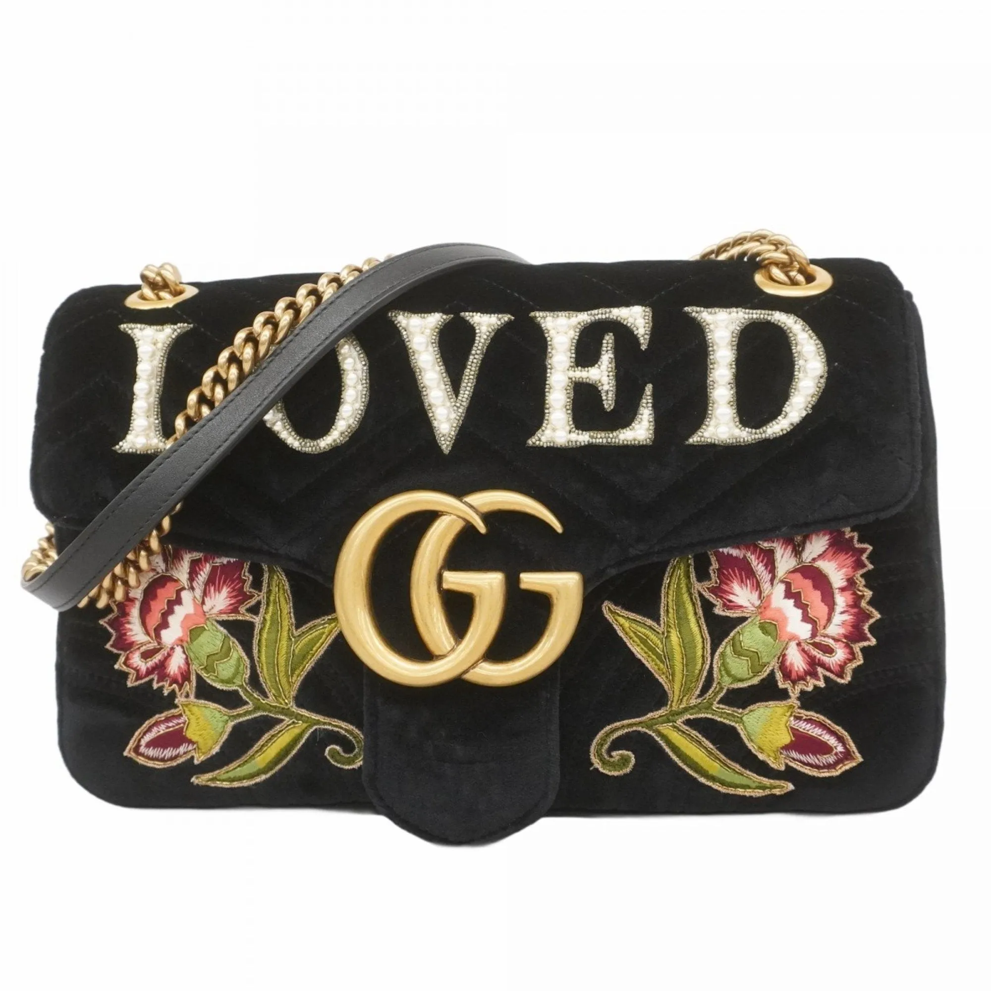 Gucci Leather Shoulder Bag (Pre-Owned)