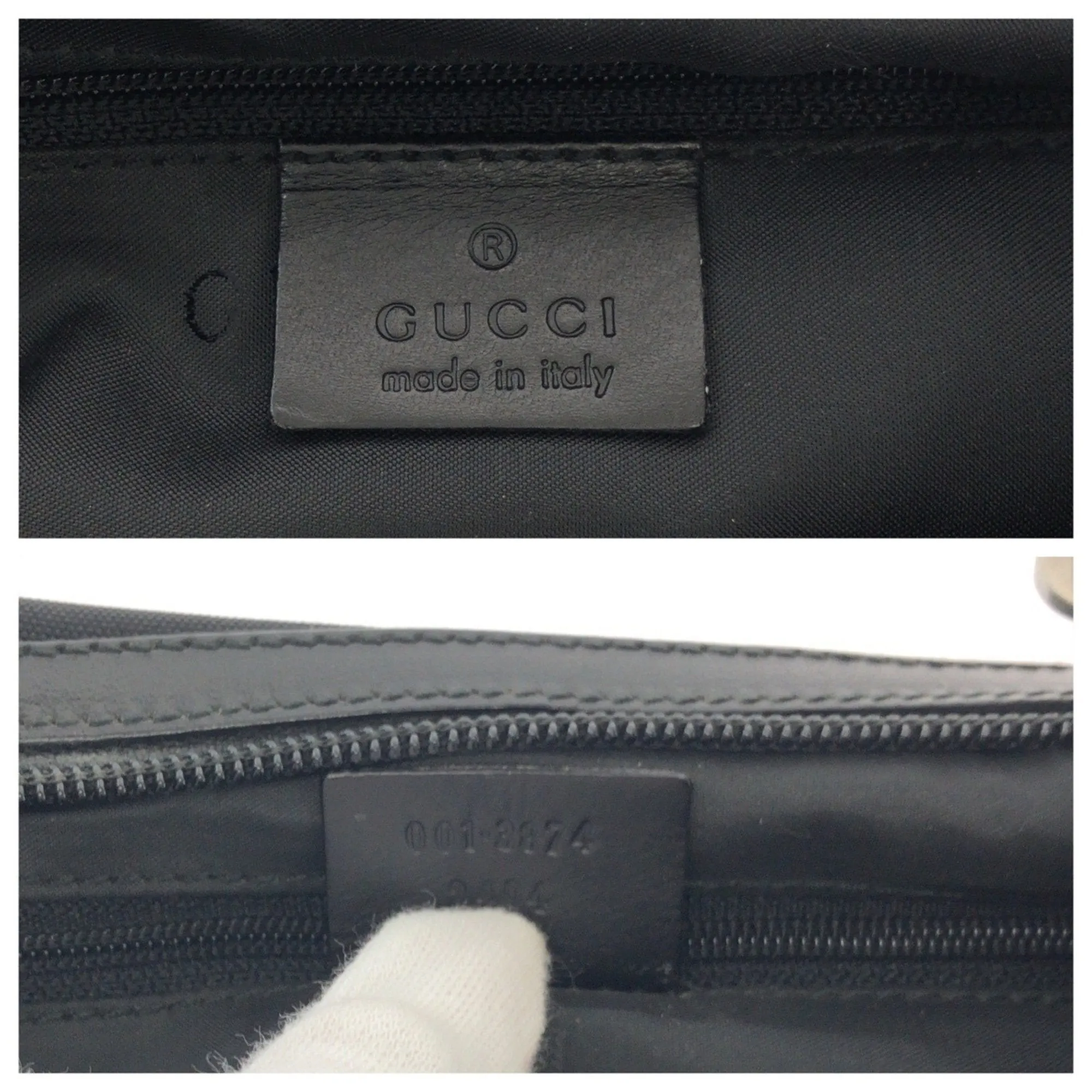 Gucci Nylon Shoulder Bag (Pre-Owned)