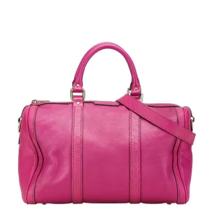 Gucci pink Leather Shoulder Bag (Pre-Owned)