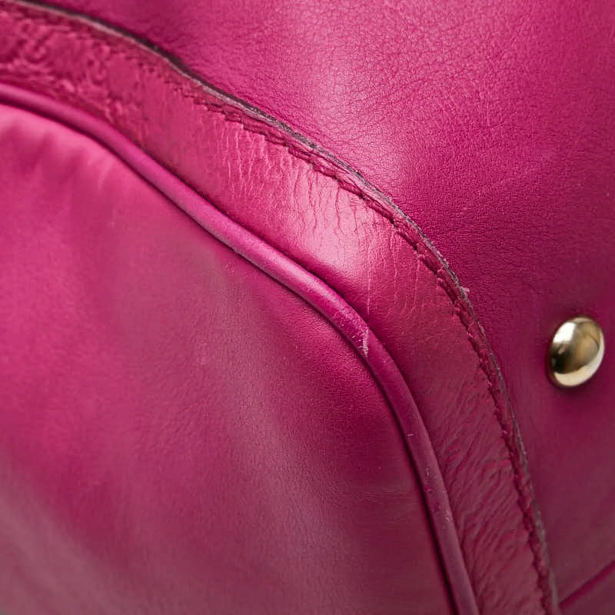 Gucci pink Leather Shoulder Bag (Pre-Owned)