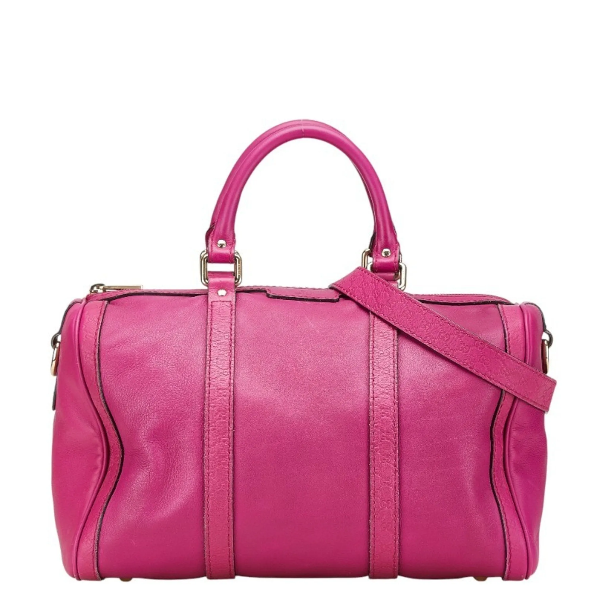 Gucci pink Leather Shoulder Bag (Pre-Owned)