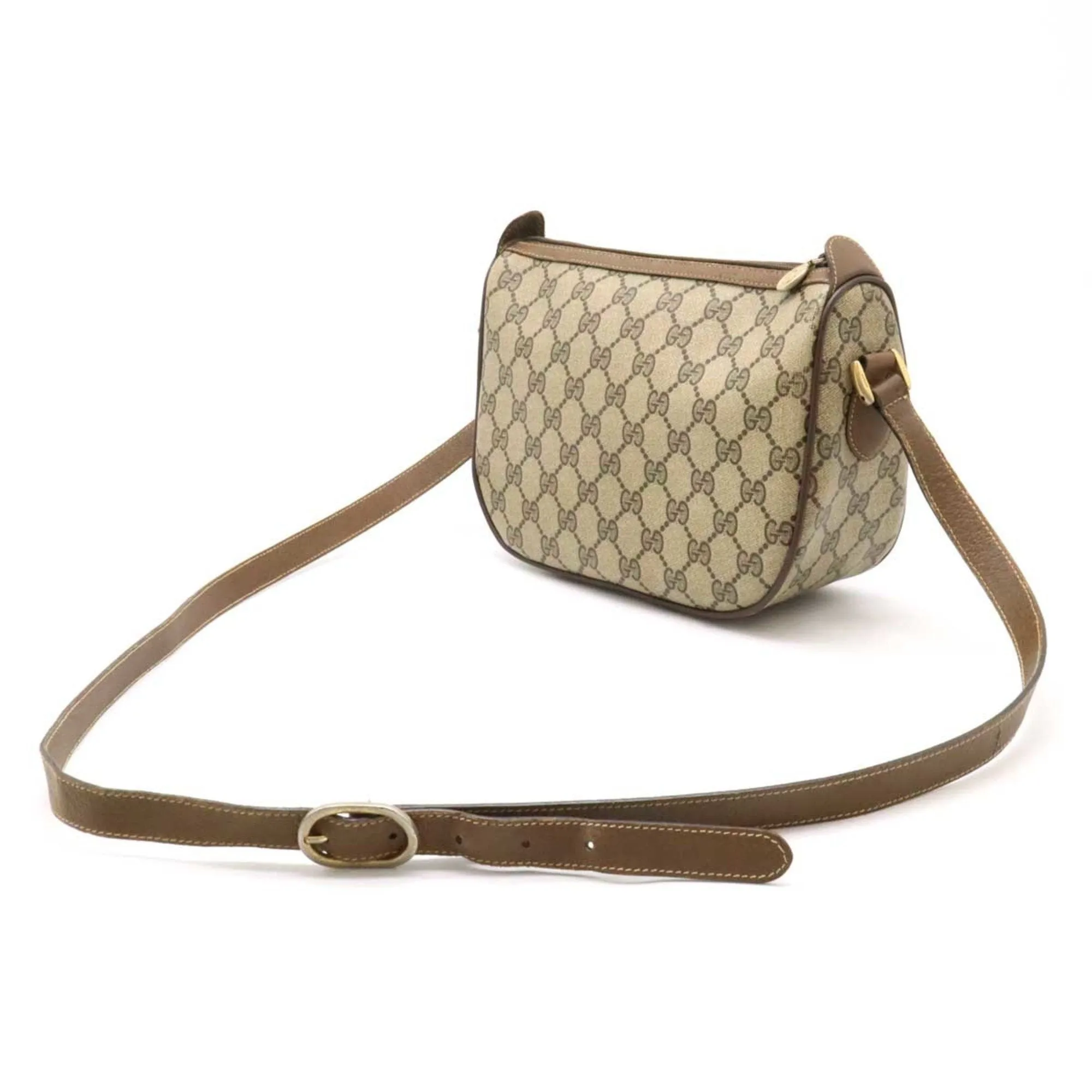 Gucci Sherry Line   Color Pvc Leather Pochette Shoulder Bag (Pre-Owned)