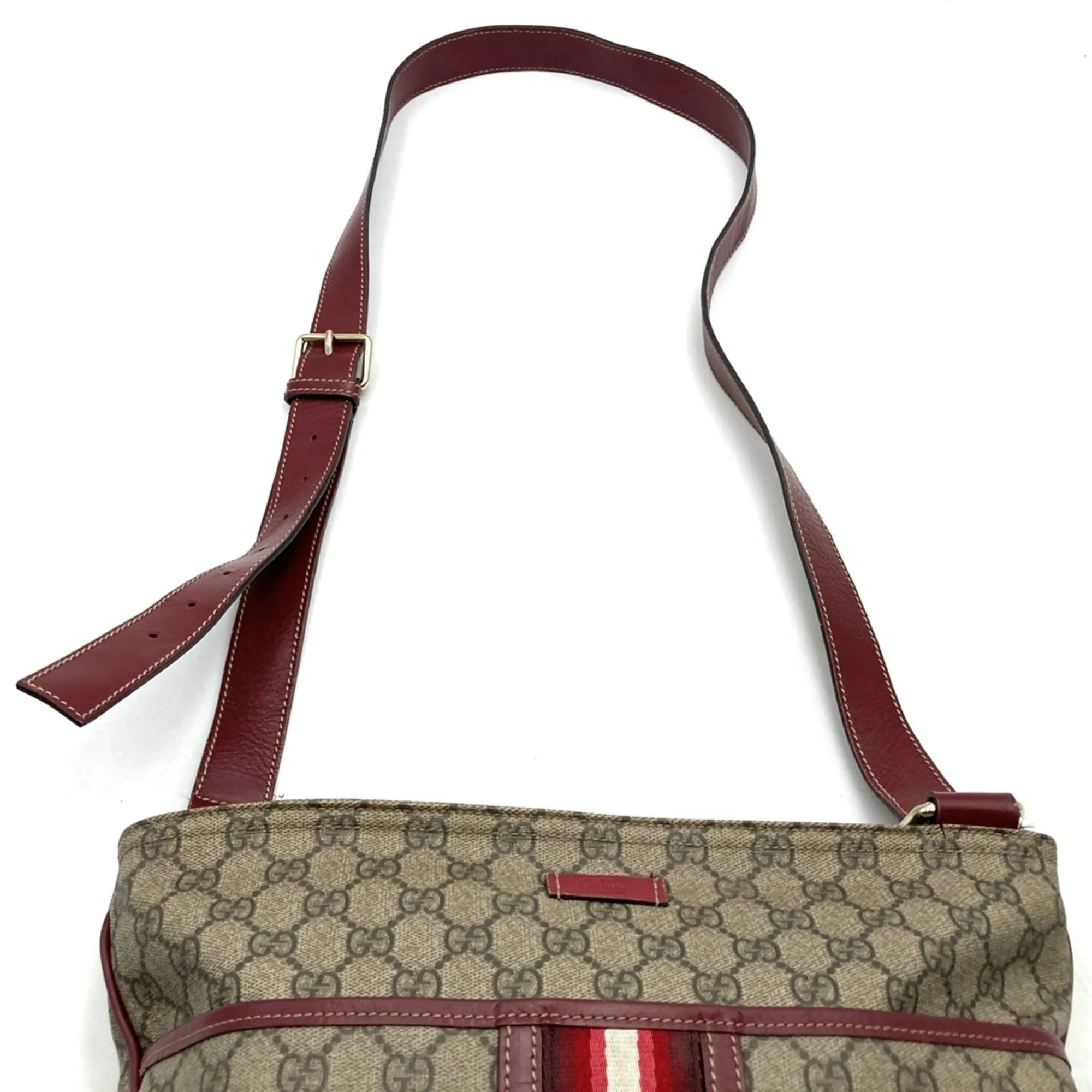Gucci Sherry Line Gg Supreme Shoulder Bag (Pre-Owned)