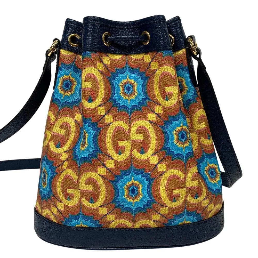 GUCCI Shoulder Bag 676682 PVC, Leather yellow GG Kaleidoscope