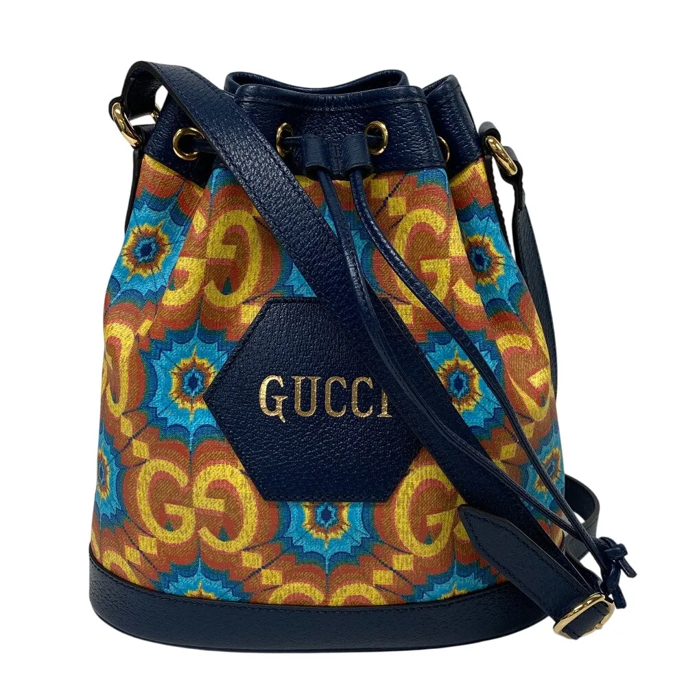 GUCCI Shoulder Bag 676682 PVC, Leather yellow GG Kaleidoscope