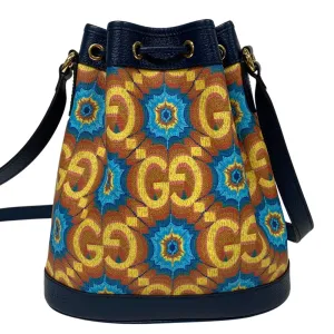 GUCCI Shoulder Bag 676682 PVC, Leather yellow GG Kaleidoscope