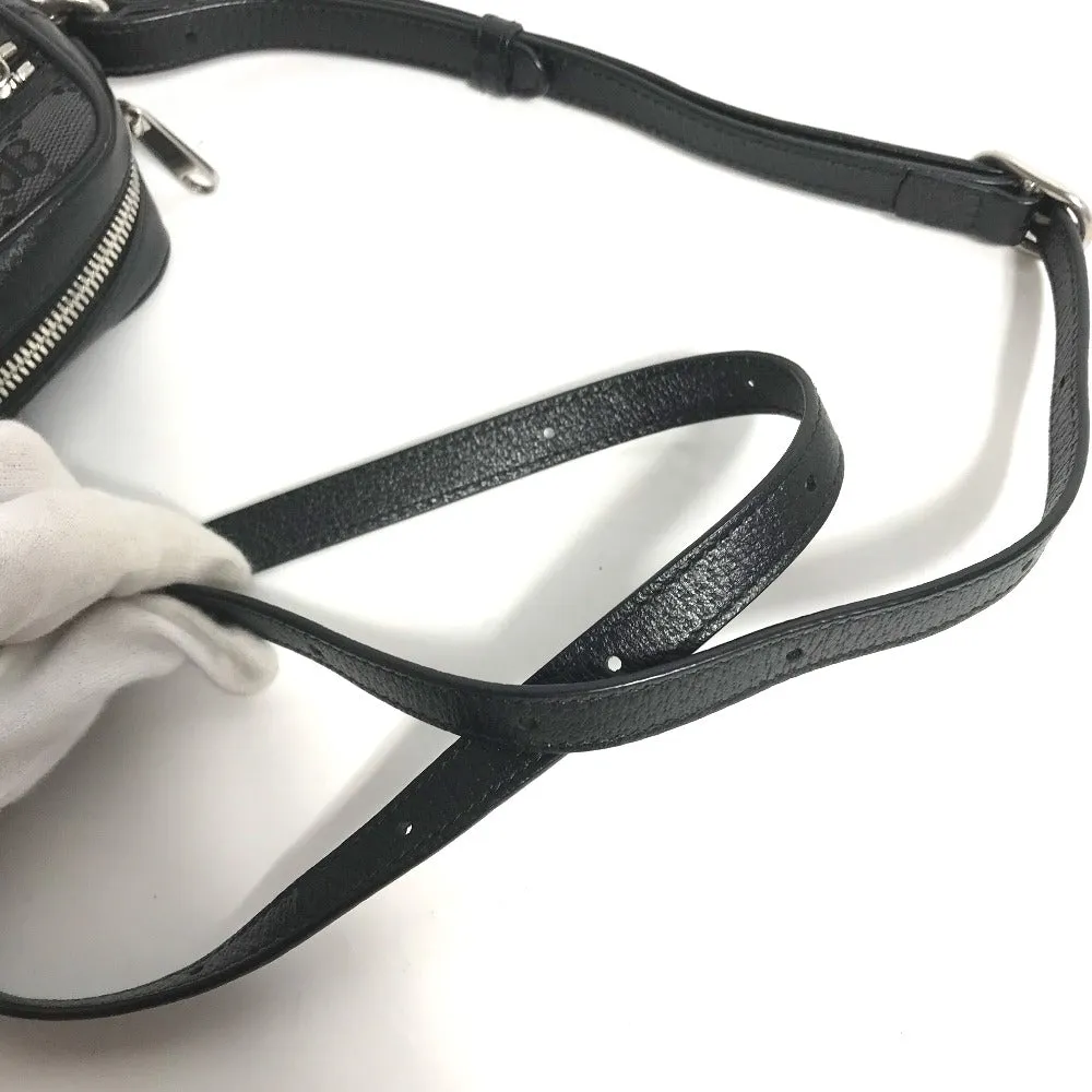 GUCCI Shoulder Bag 680128 Canvas / leather black Balenciaga Balenciaga collaboration Hacker Project GG