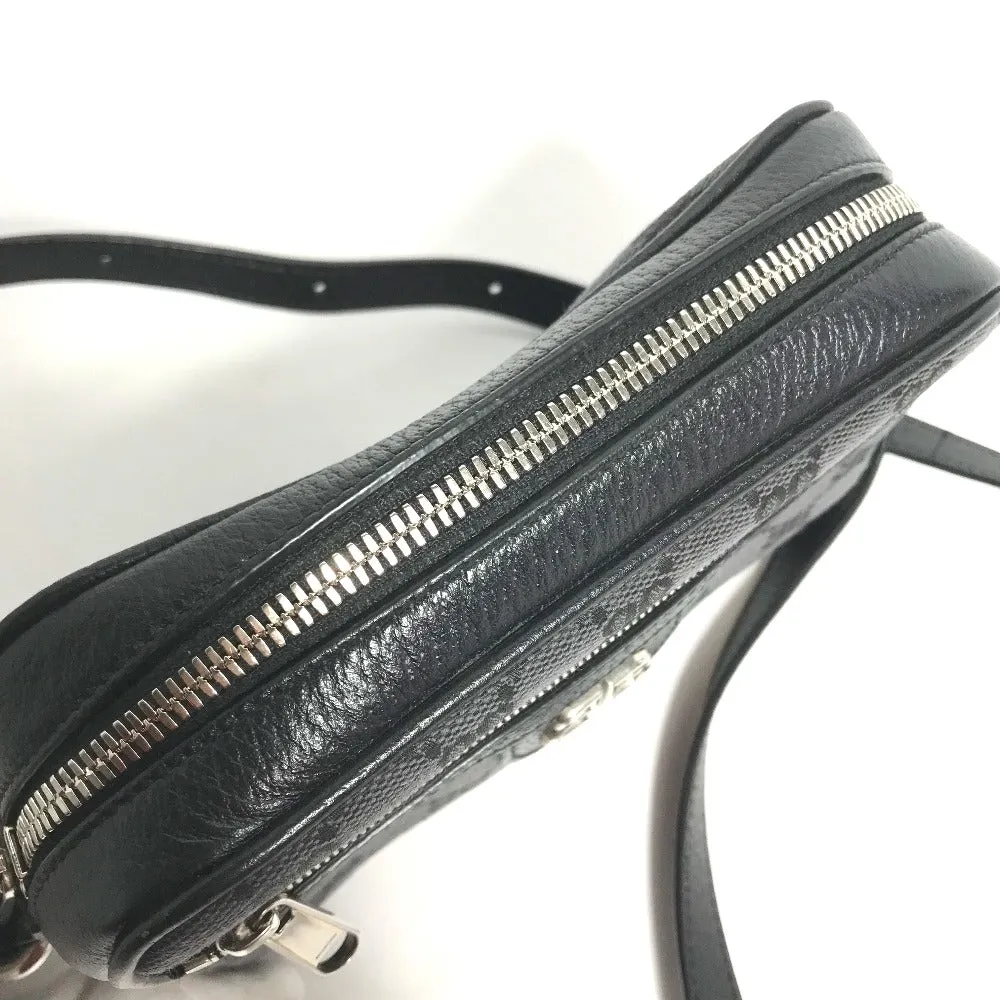 GUCCI Shoulder Bag 680128 Canvas / leather black Balenciaga Balenciaga collaboration Hacker Project GG