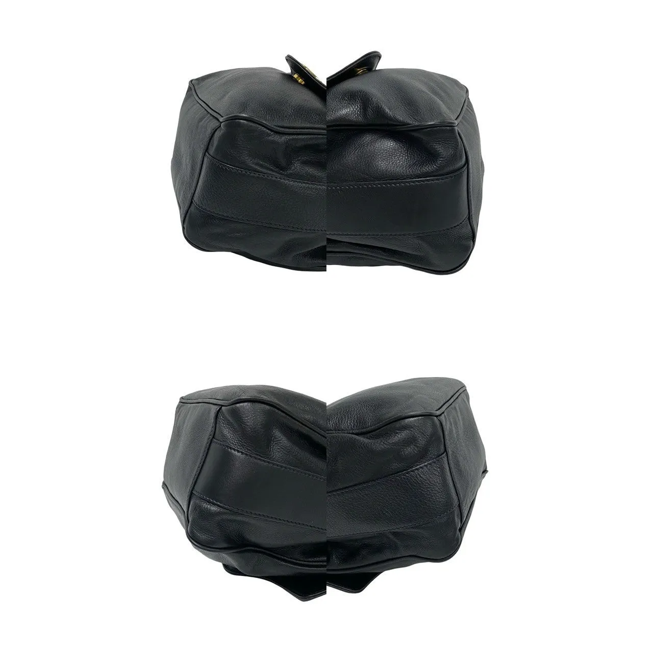 GUCCI Shoulder Bag leather black