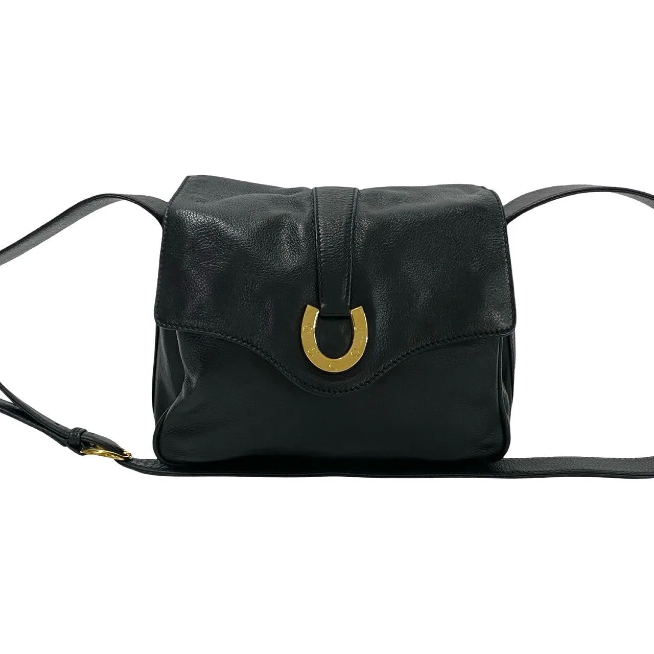 GUCCI Shoulder Bag leather black