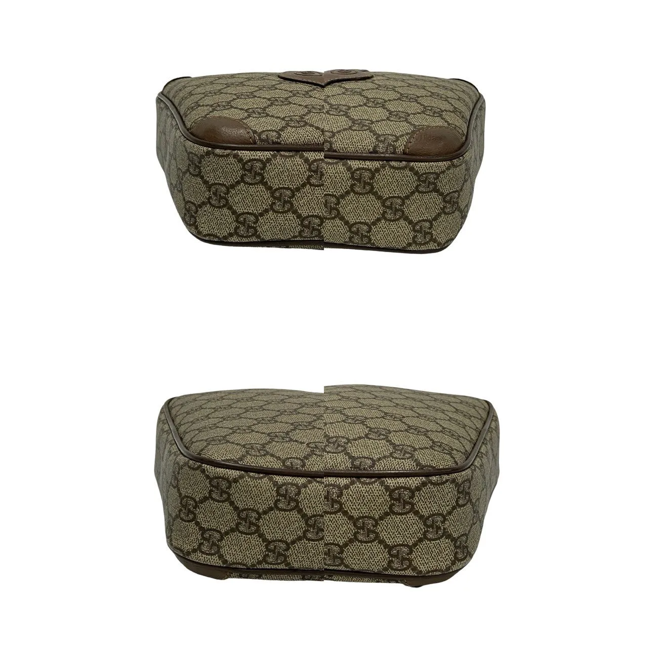 GUCCI Shoulder Bag leather Brown