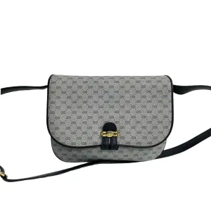 GUCCI Shoulder Bag leather Navy