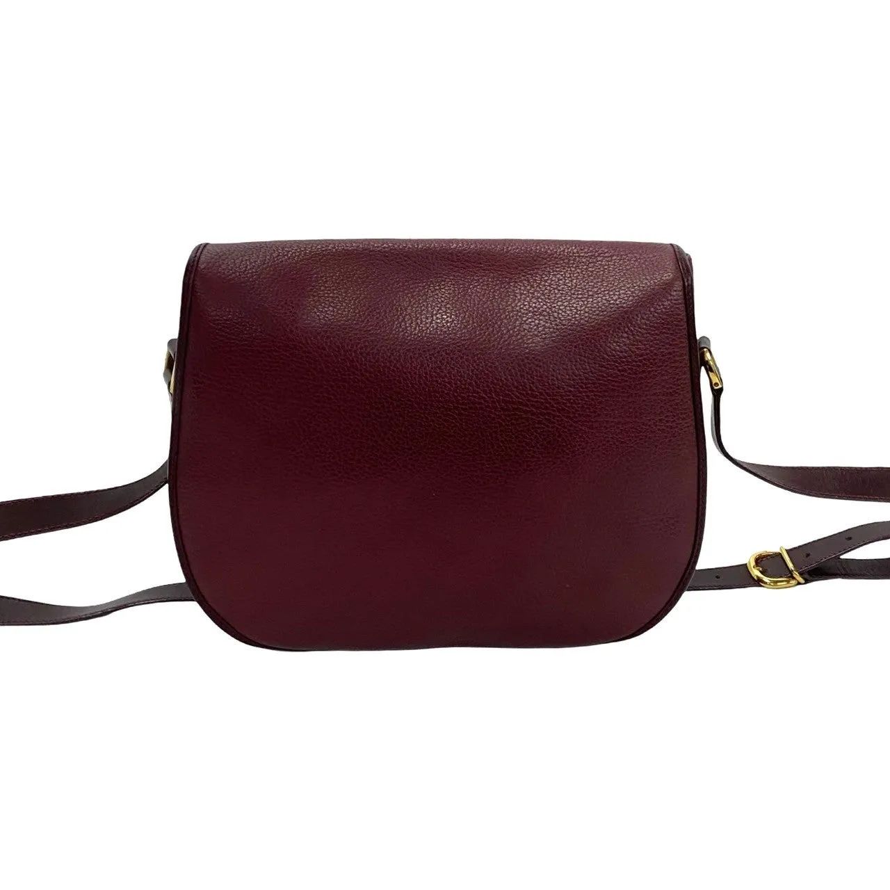 GUCCI Shoulder Bag leather purple