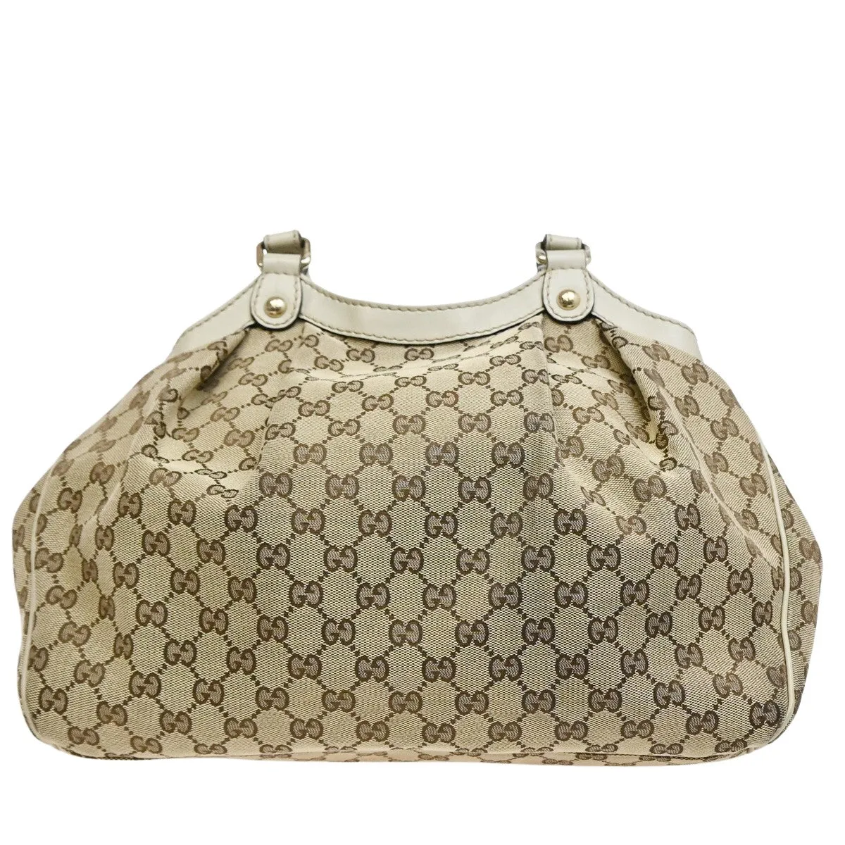 Gucci Sukey Canvas Shoulder Bag (Pre-Owned)