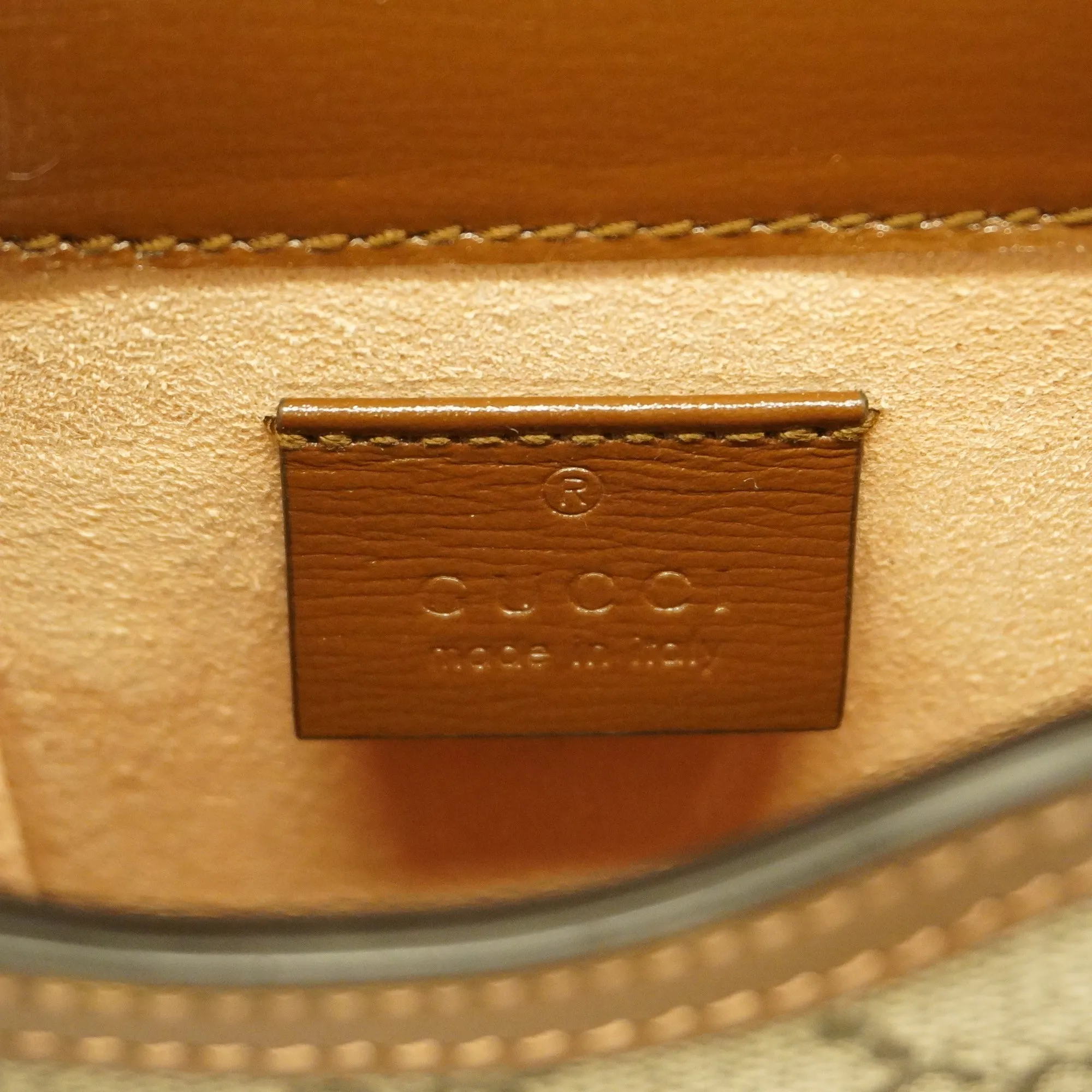 GUCCIAuth  Horsebit 625615 Women's GG Supreme Shoulder Bag Beige,Brown