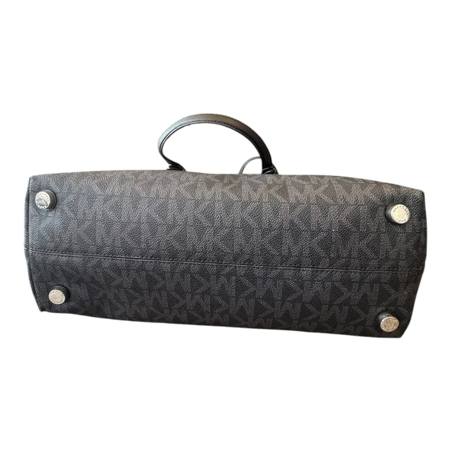 Handbag Designer By Michael Kors In Black & Grey, Size:Large