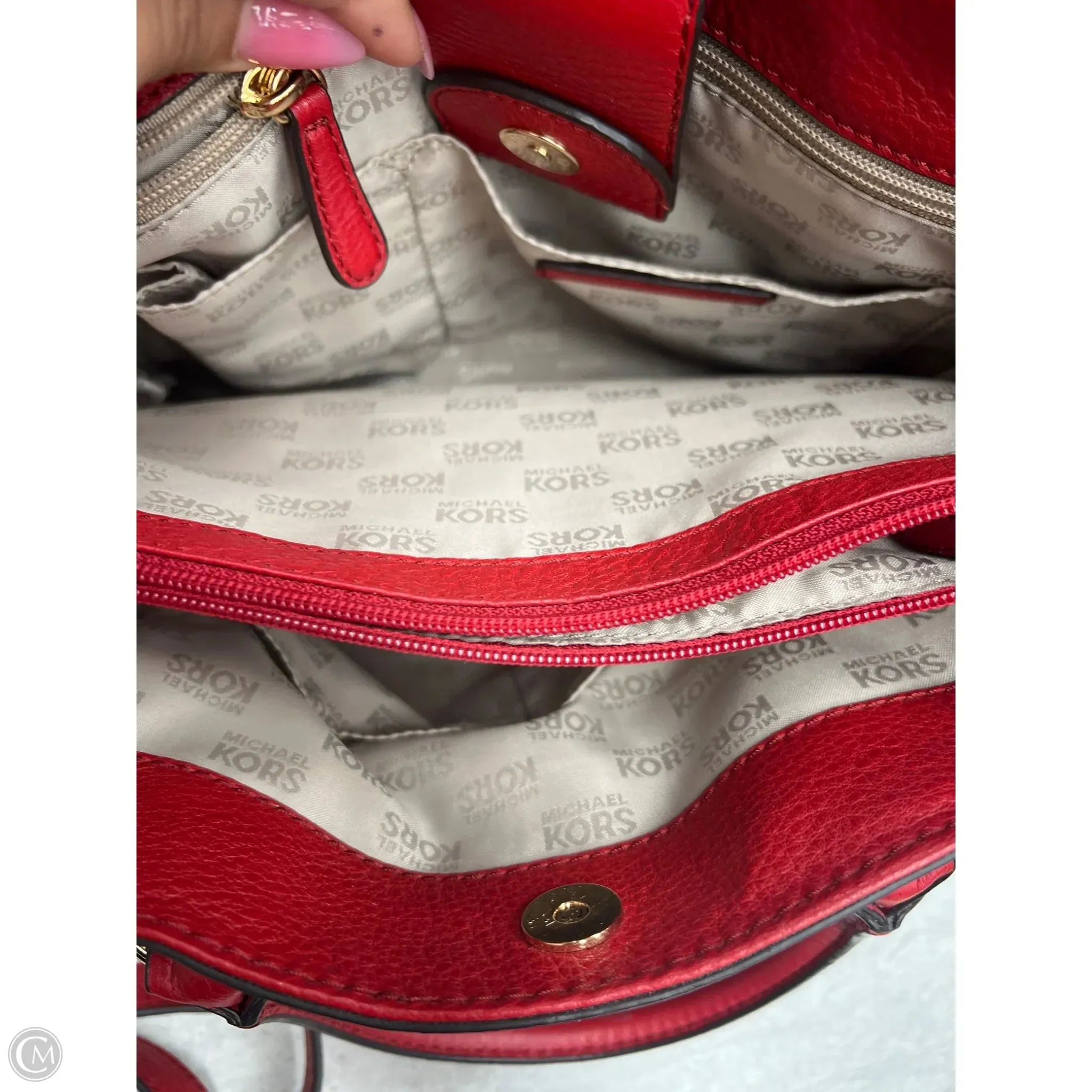 Handbag Designer By Michael Kors, Size: Medium