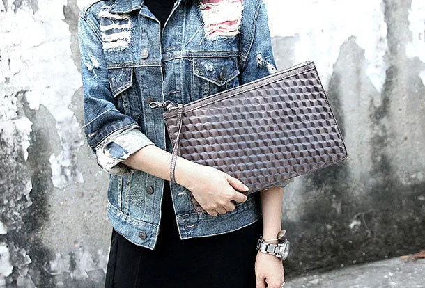 Handmade clutch bag purse crossbody leather bag purse shoulder bag for women