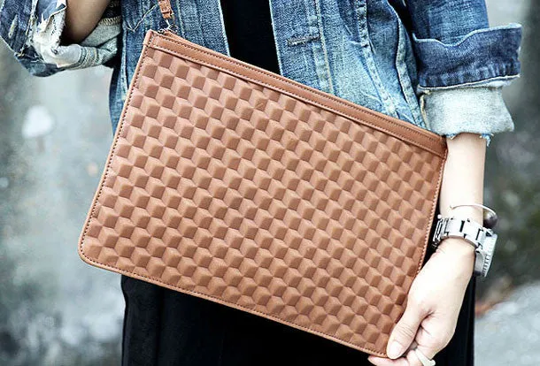 Handmade clutch bag purse crossbody leather bag purse shoulder bag for women