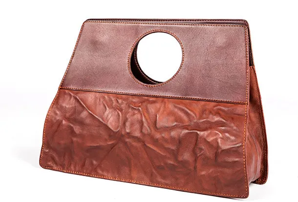 Handmade Genuine Leather Handbag Shopper Bag Crossbody Bag Shoulder Bag Purse For Women