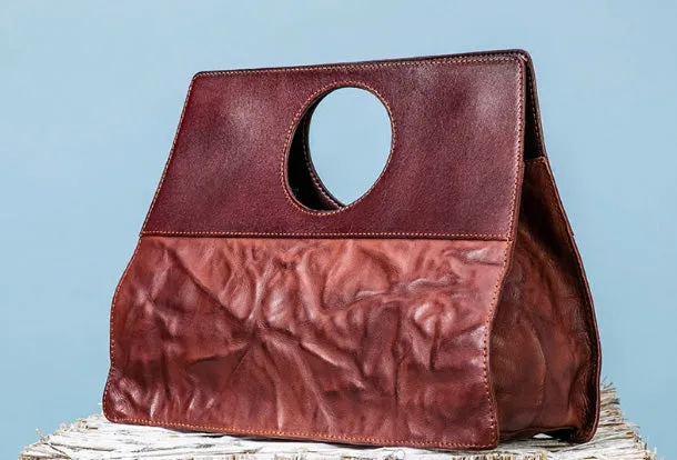 Handmade Genuine Leather Handbag Shopper Bag Crossbody Bag Shoulder Bag Purse For Women