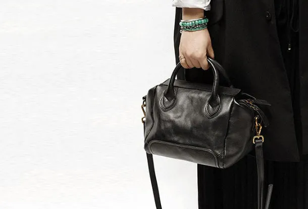 Handmade Genuine Leather Handbag Shopper Bag Crossbody Bag Shoulder Bag Purse For Women