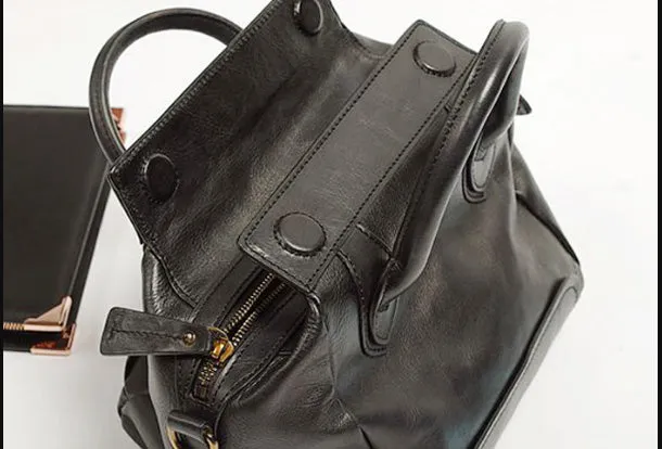 Handmade Genuine Leather Handbag Shopper Bag Crossbody Bag Shoulder Bag Purse For Women