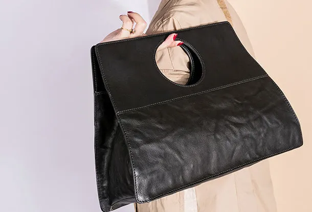 Handmade Genuine Leather Handbag Shopper Bag Crossbody Bag Shoulder Bag Purse For Women
