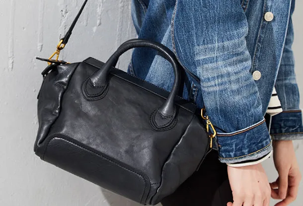 Handmade Genuine Leather Handbag Shopper Bag Crossbody Bag Shoulder Bag Purse For Women
