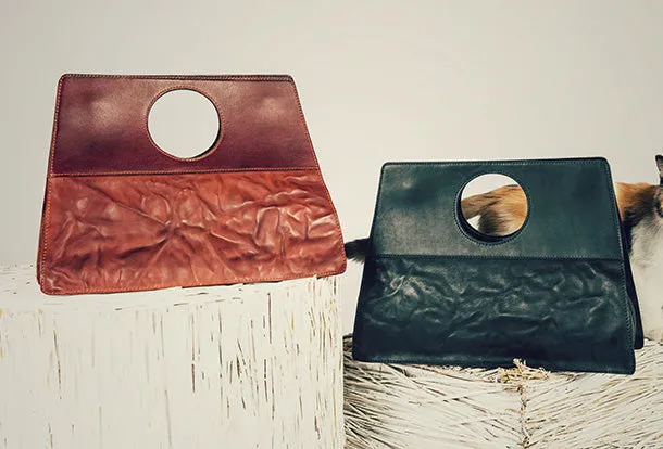 Handmade Genuine Leather Handbag Shopper Bag Crossbody Bag Shoulder Bag Purse For Women