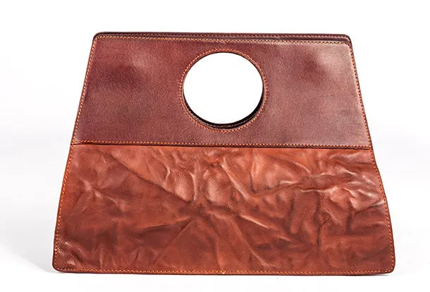 Handmade Genuine Leather Handbag Shopper Bag Crossbody Bag Shoulder Bag Purse For Women