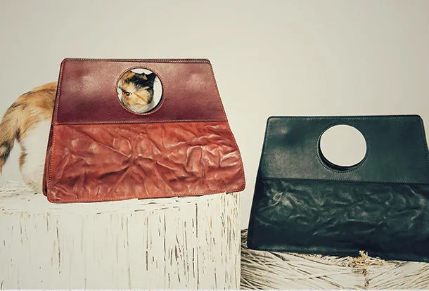 Handmade Genuine Leather Handbag Shopper Bag Crossbody Bag Shoulder Bag Purse For Women