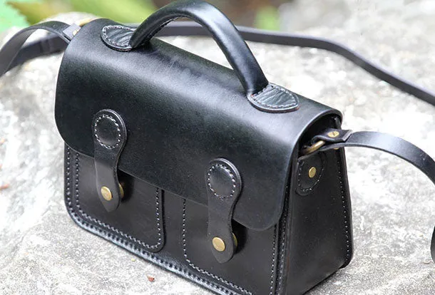 Handmade handbag satchel purse leather crossbody bag shoulder bag women
