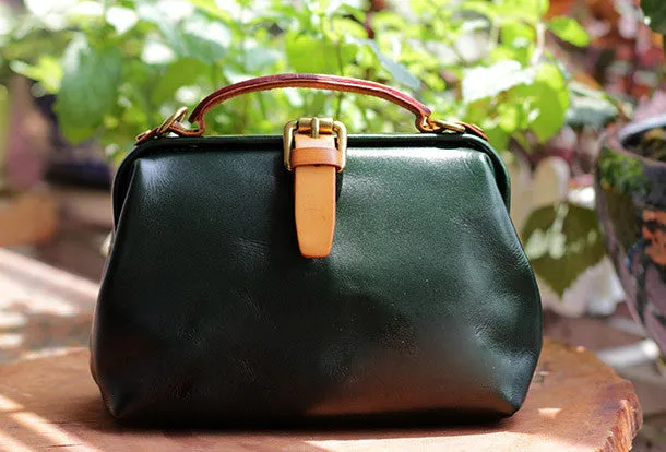 Handmade Leather doctor bags for women leather shoulder doctor bag crossbody bag