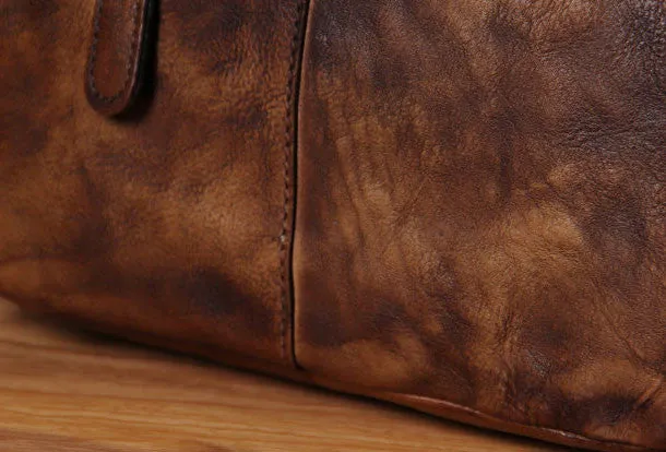 Handmade Leather handbag purse shoulder bag for women leather shopper bag