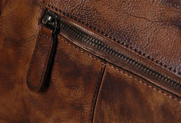 Handmade Leather handbag purse shoulder bag for women leather shopper bag